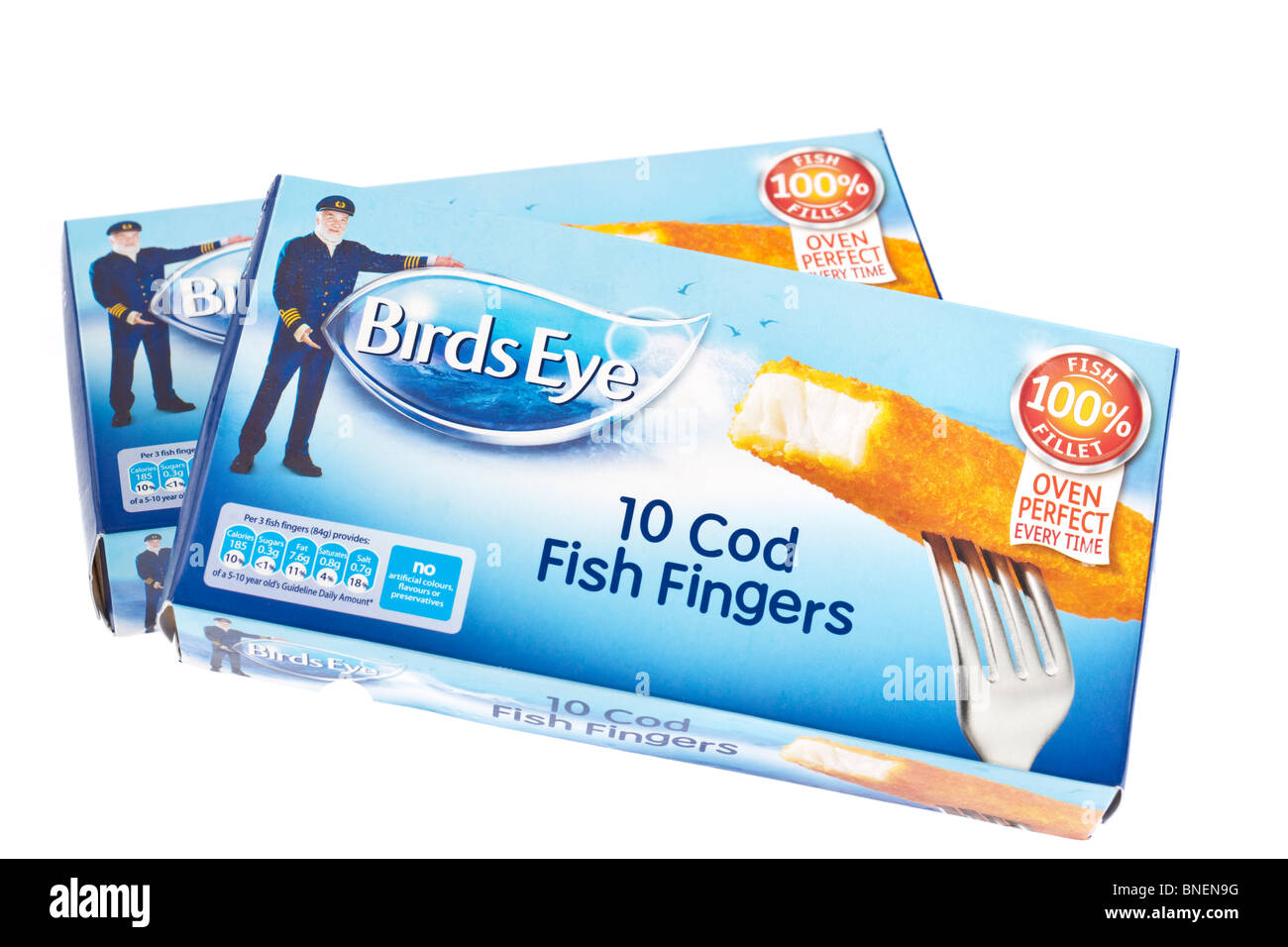 Box fish fingers hi-res stock photography and images - Alamy