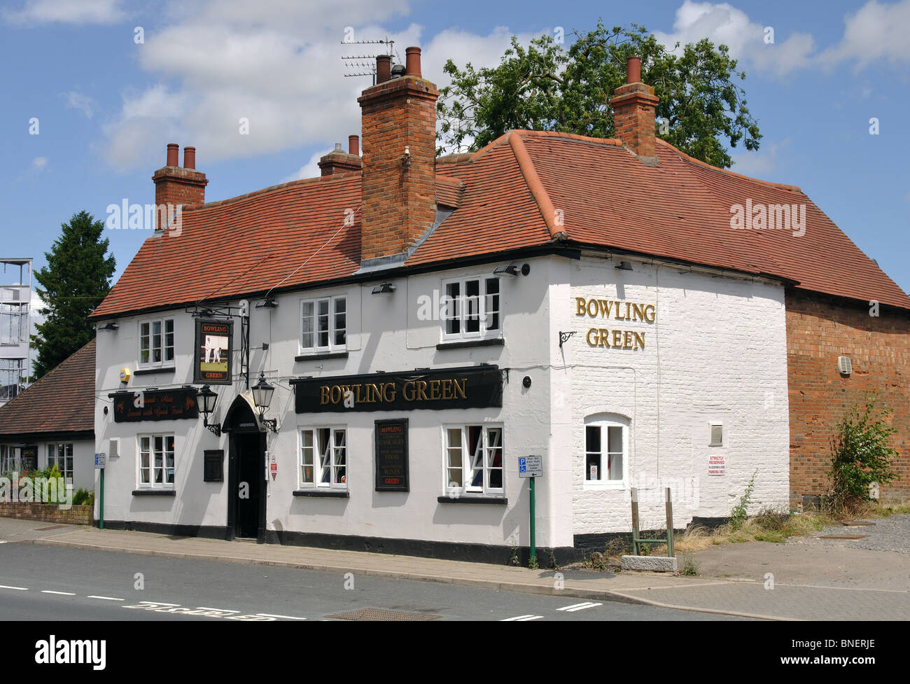 The Bowling Green pub, Southam, Warwickshire, England, UK Stock Photo