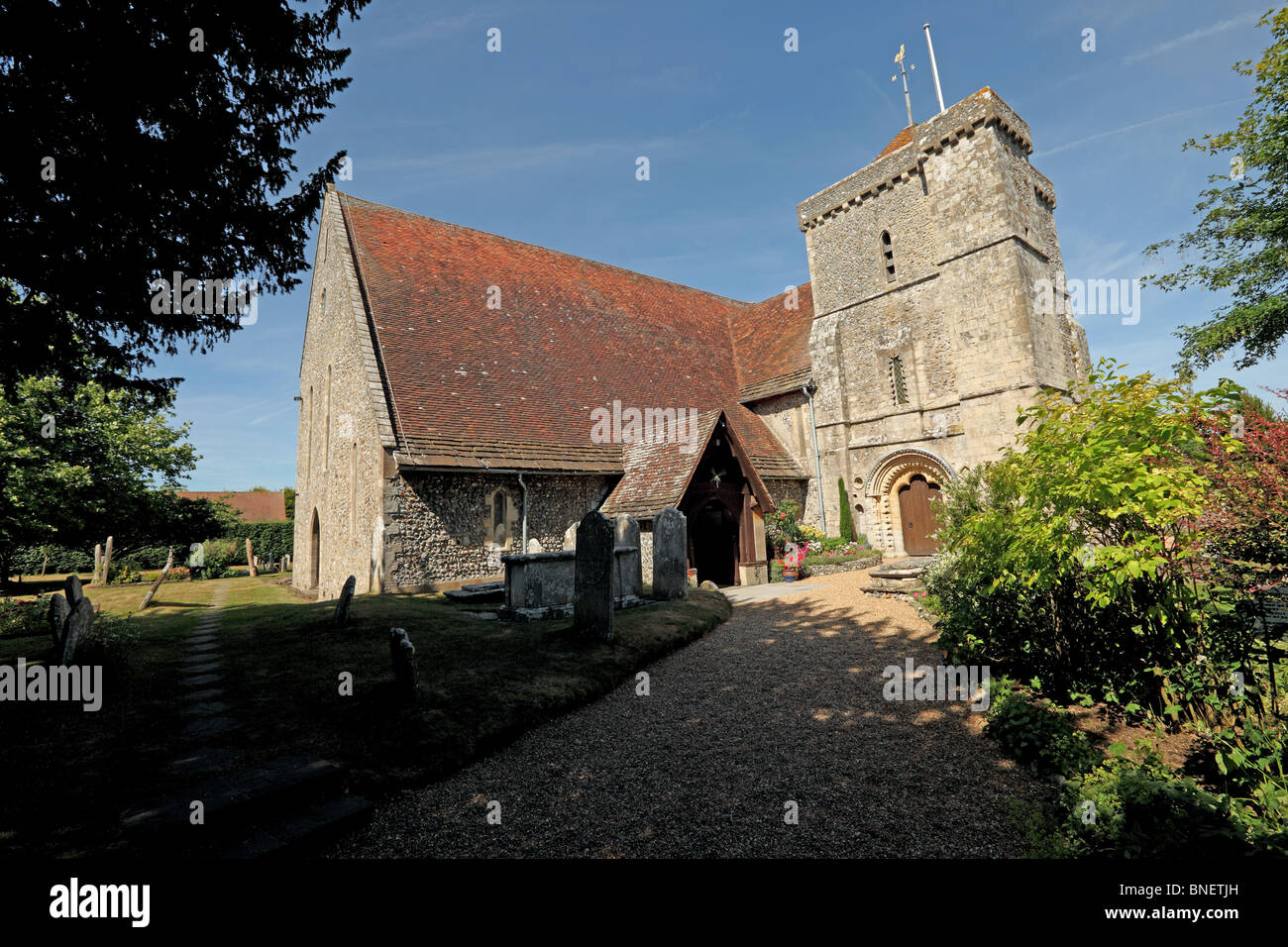 St Mary the Virgin Church Clymping Climping Littlehampton West Sussex Stock Photo