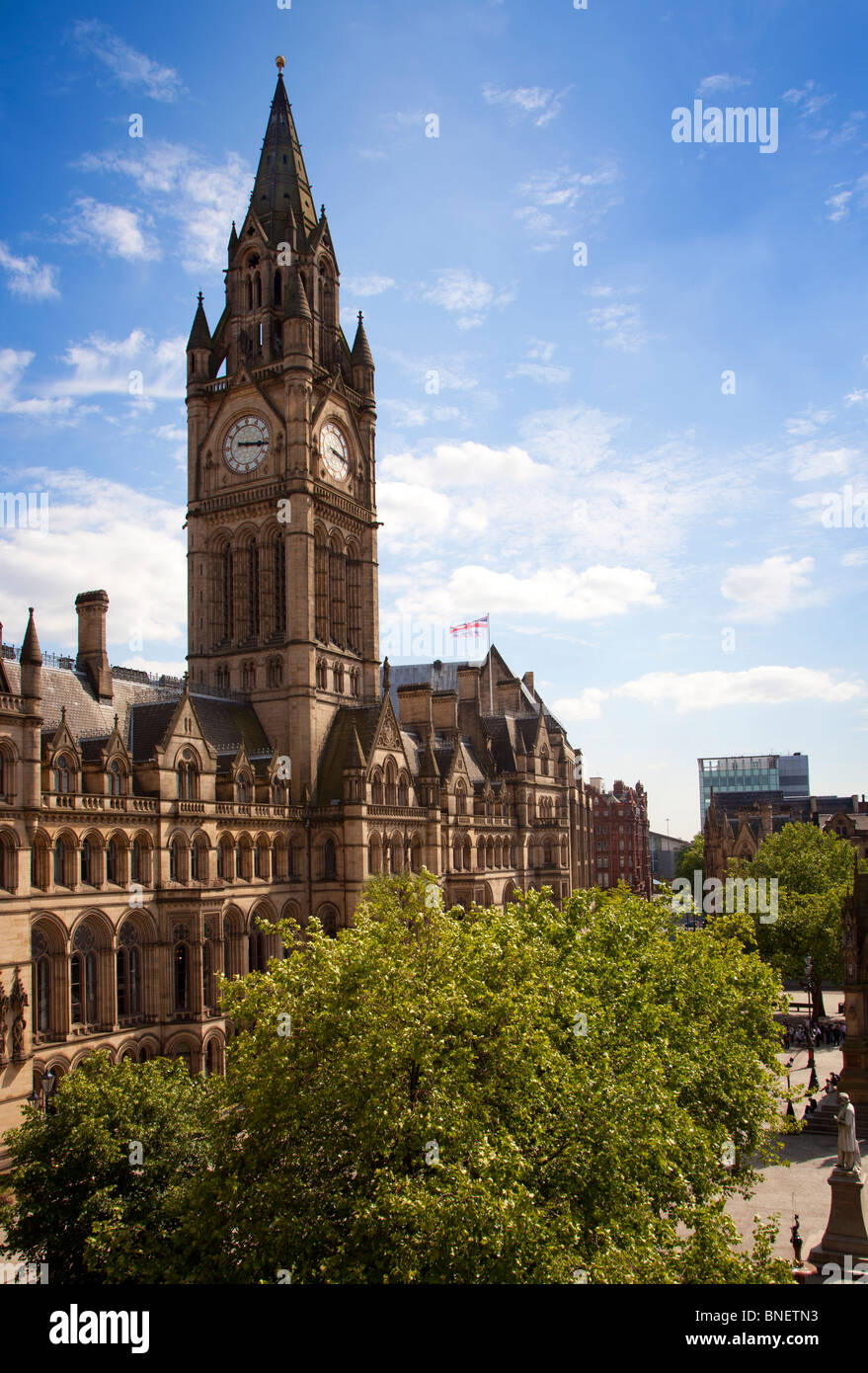 Manchester Town Hall, Manchester, England Stock Photo