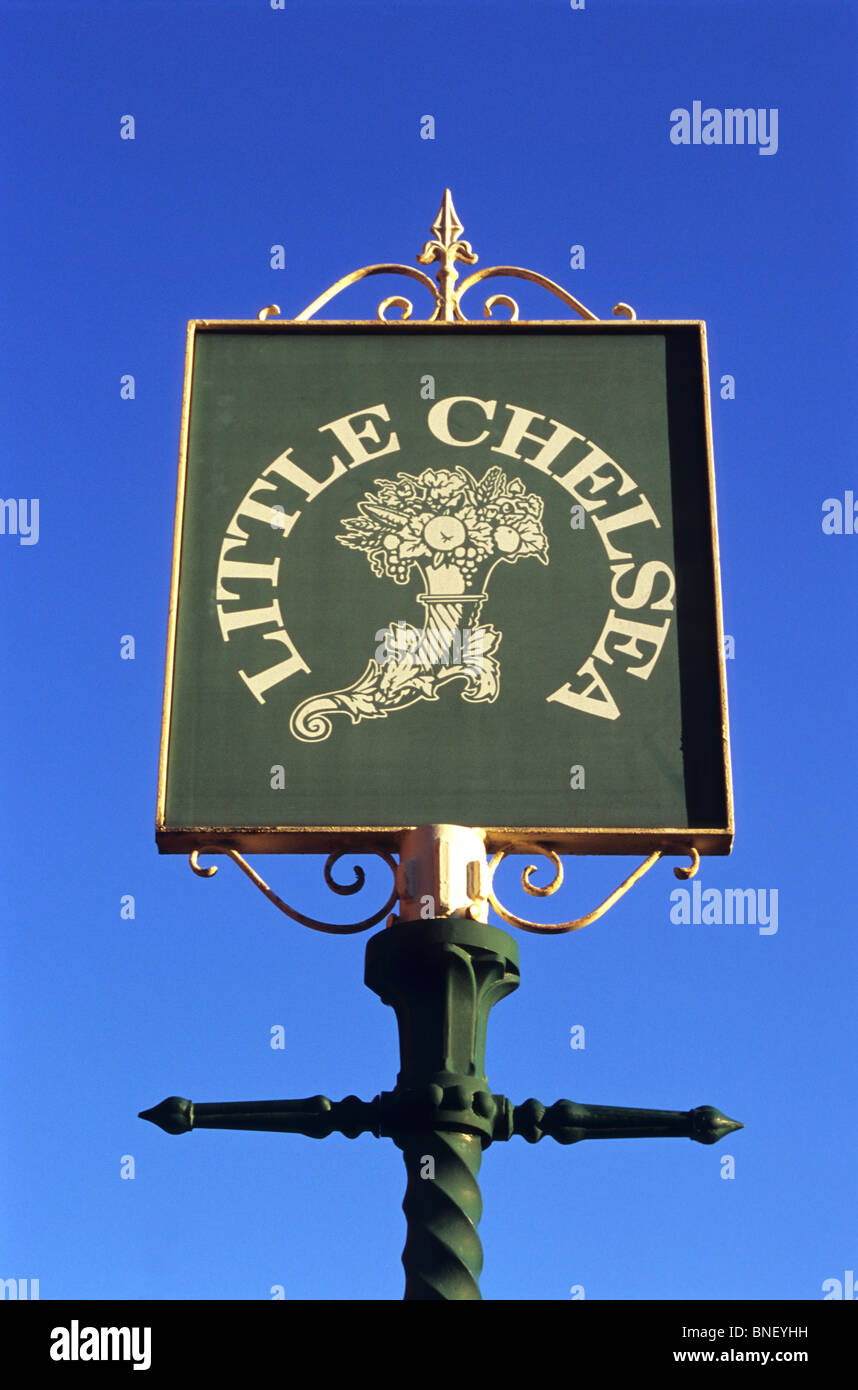 Little Chelsea sign, Eastbourne, East Sussex, UK Stock Photo - Alamy