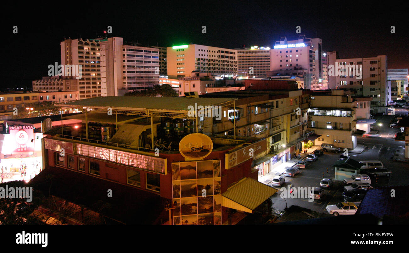 View of Kota Kinabalu, Malaysia Stock Photo