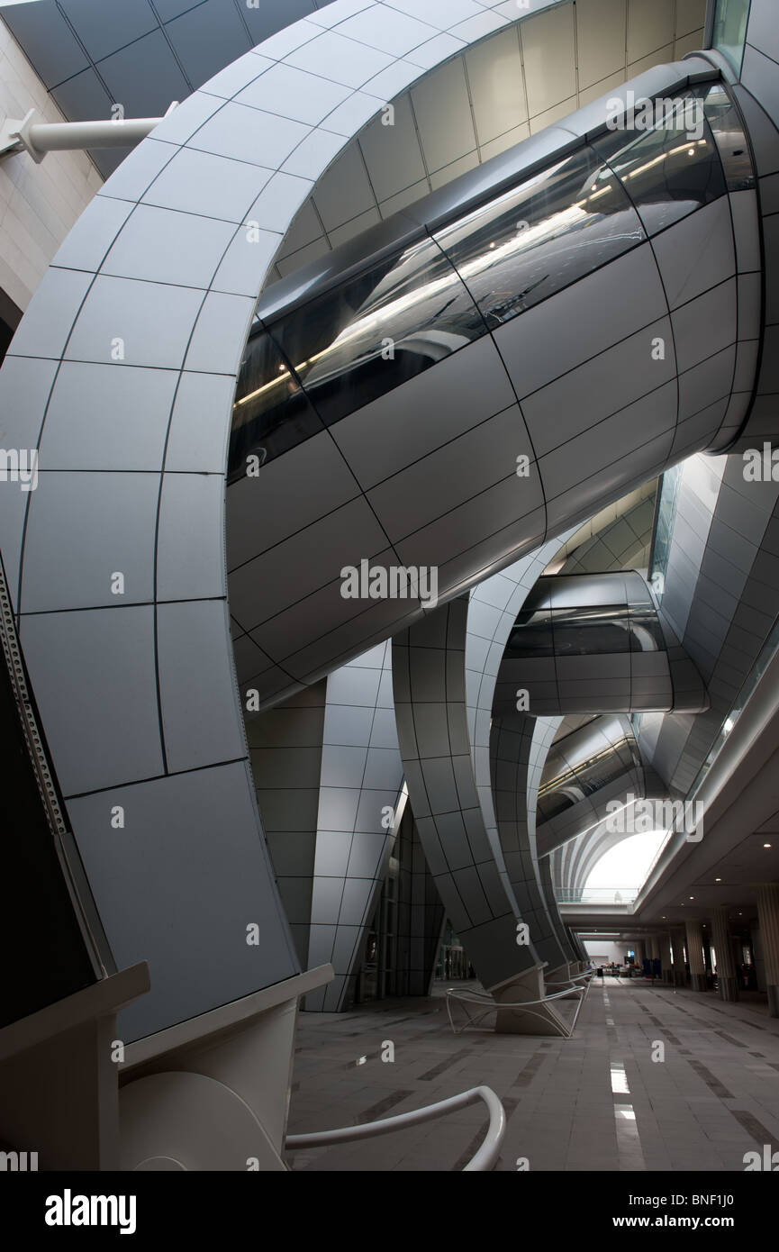 New Terminal 3 building at Dubai Airport, UAE Stock Photo