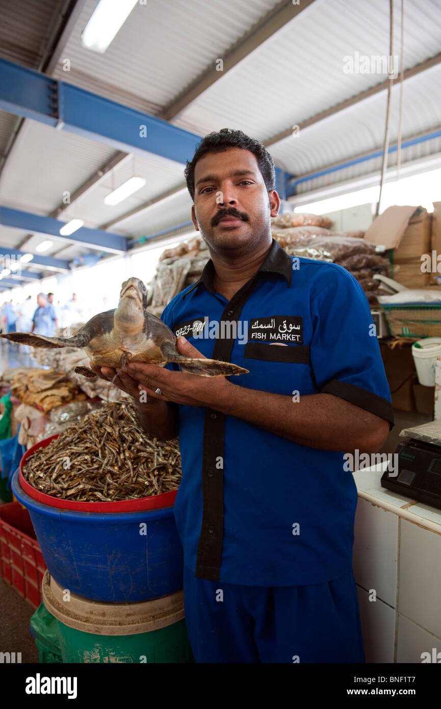 Dubai fish market, Dubai, UAE Stock Photo Alamy