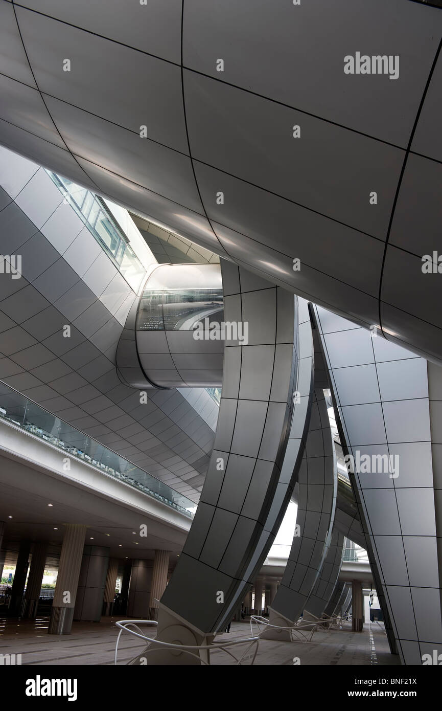New Terminal 3 building at Dubai Airport, UAE Stock Photo