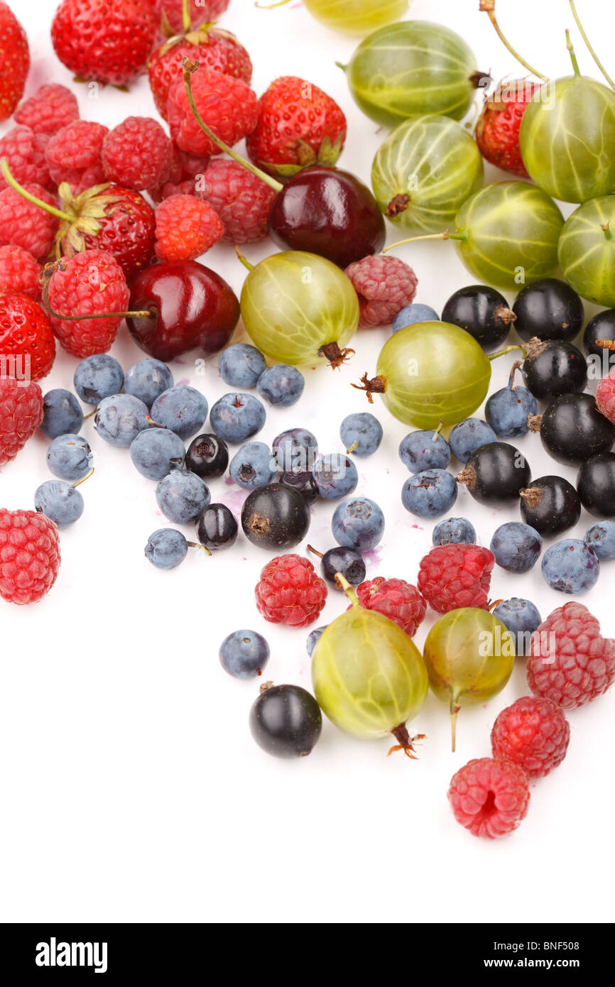 different kinds of berries Stock Photo - Alamy