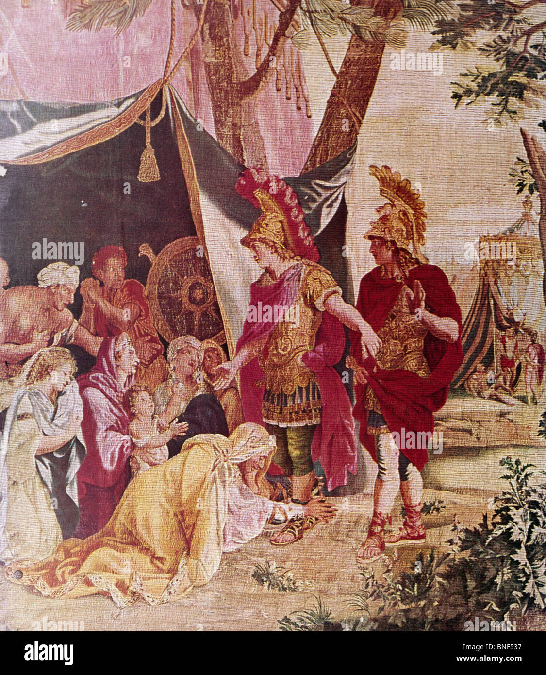 Darius Before Alexander By Charles Le Brun 1619 1690 Stock Photo Alamy