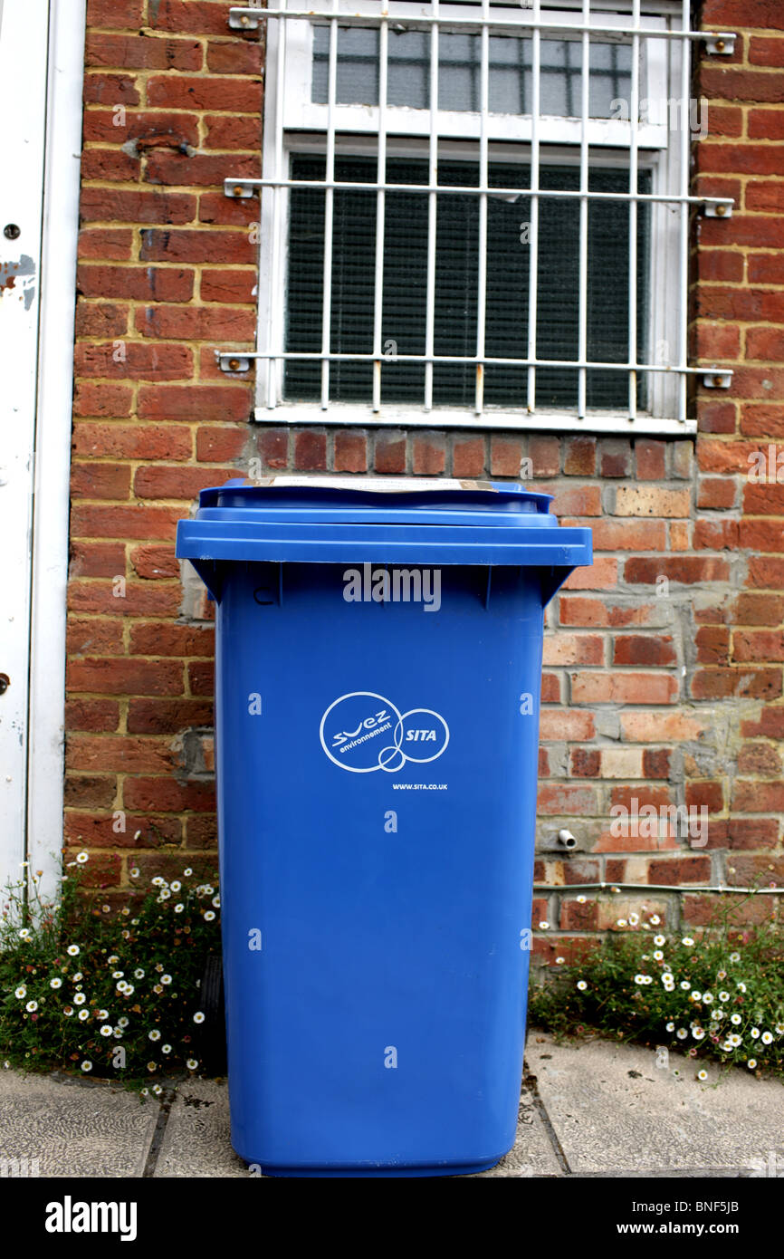 Blue wheely bin hires stock photography and images Alamy
