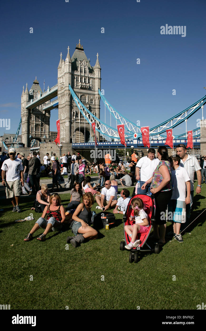 Turkish Festival in Potter's Field Park, London, UK Stock Photo Alamy