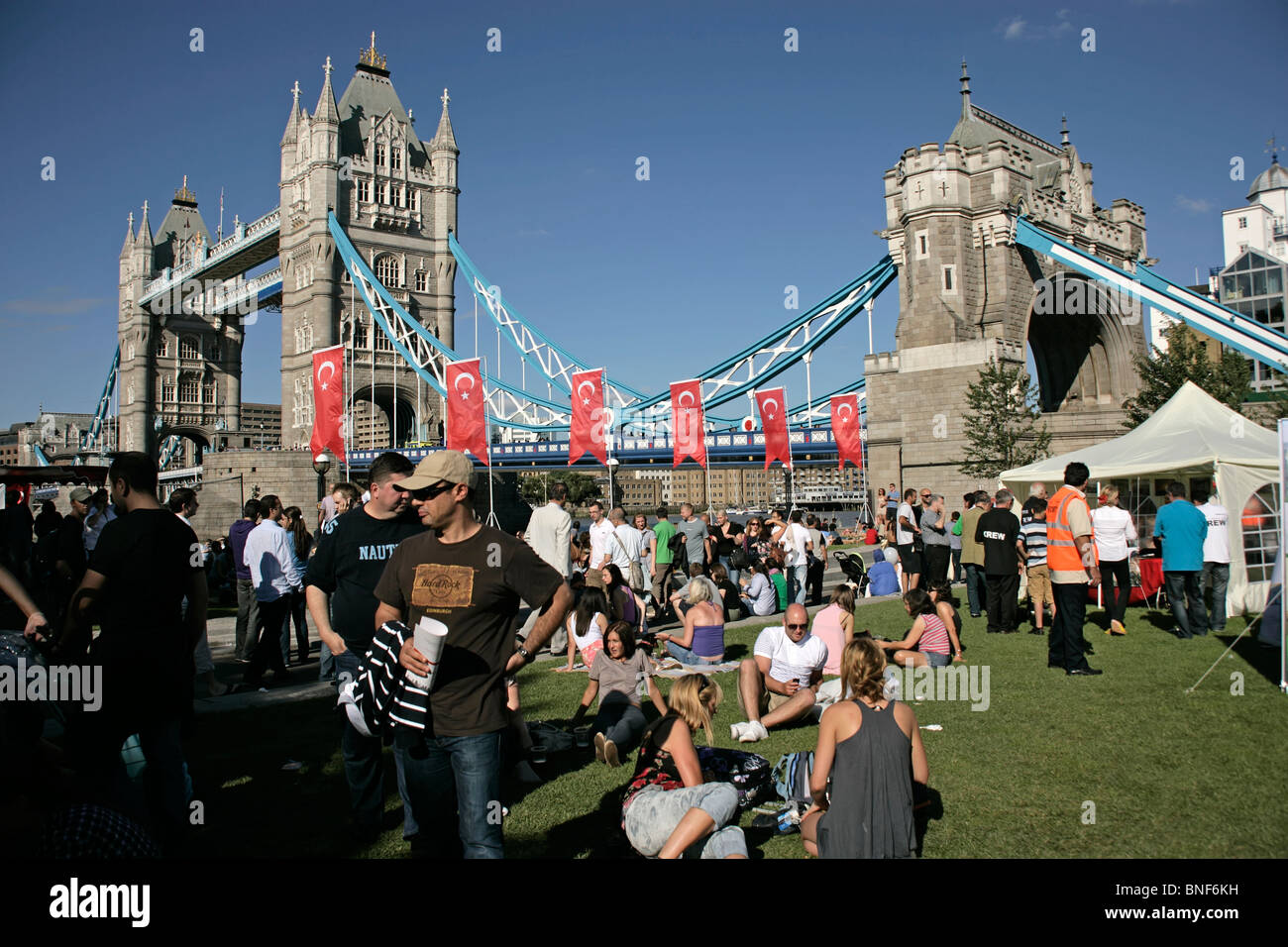 Turkish Festival in Potter's Field Park, London, UK Stock Photo Alamy