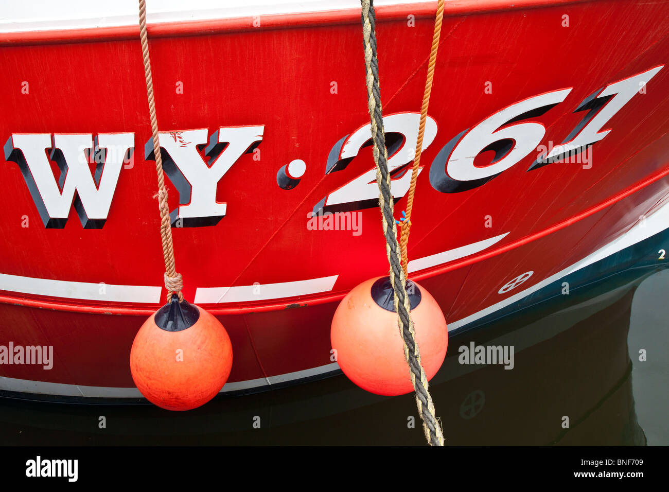 Bow of fishing trawler hi-res stock photography and images - Alamy