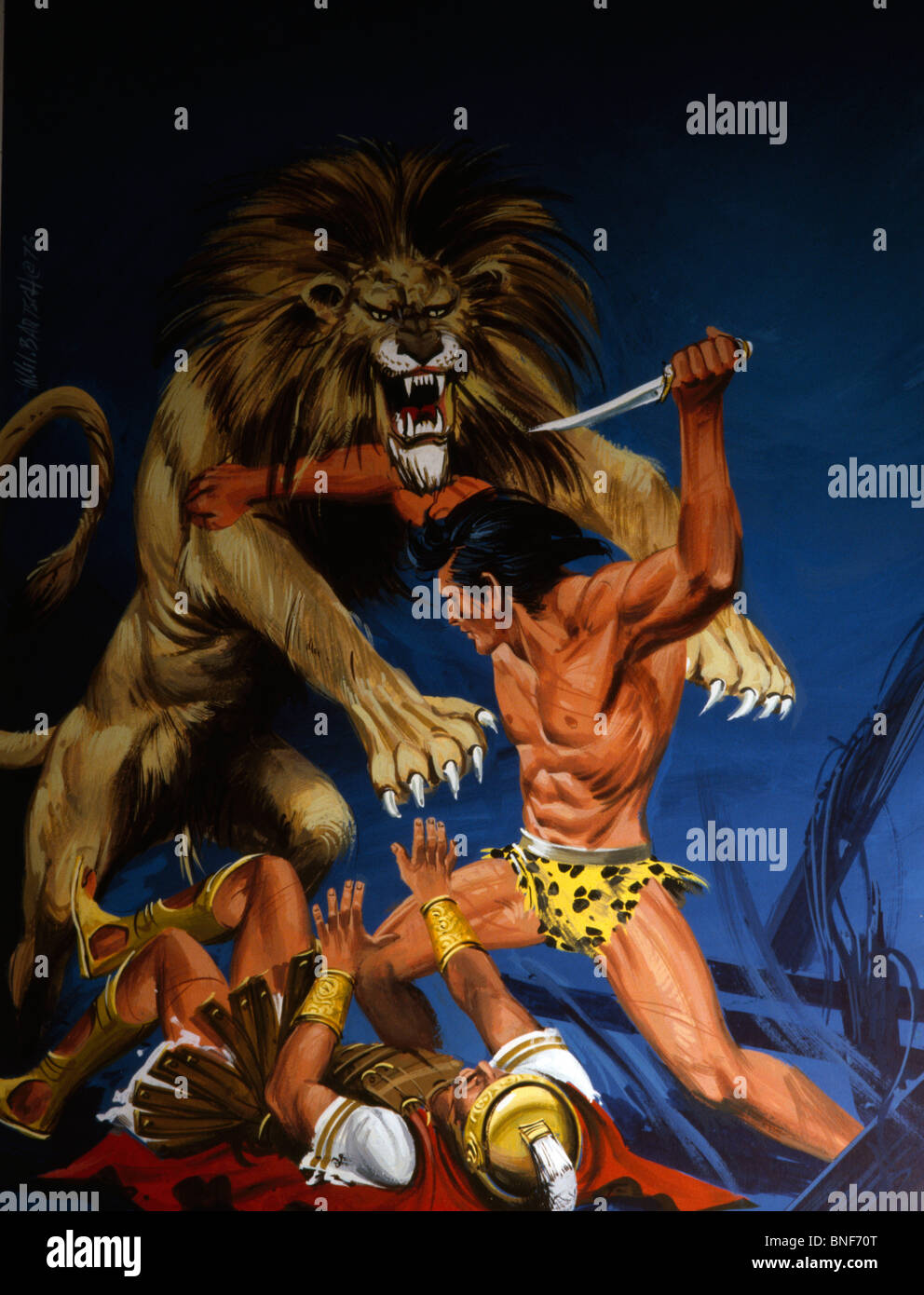 Геракл сражается со львом