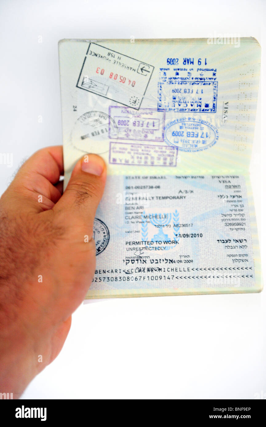 Visa Passport Stamp High Resolution Stock Photography and Images - Alamy