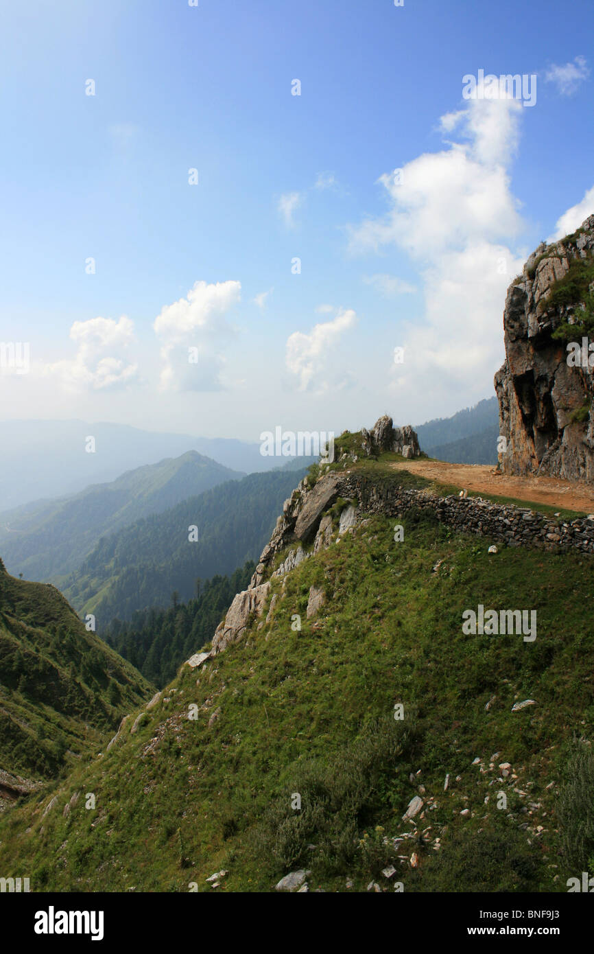 Landscape of Western Himalaya. Kharamba peak. Altitude around 8000ft. Place-Chakraata (Uttaranchal) Stock Photo