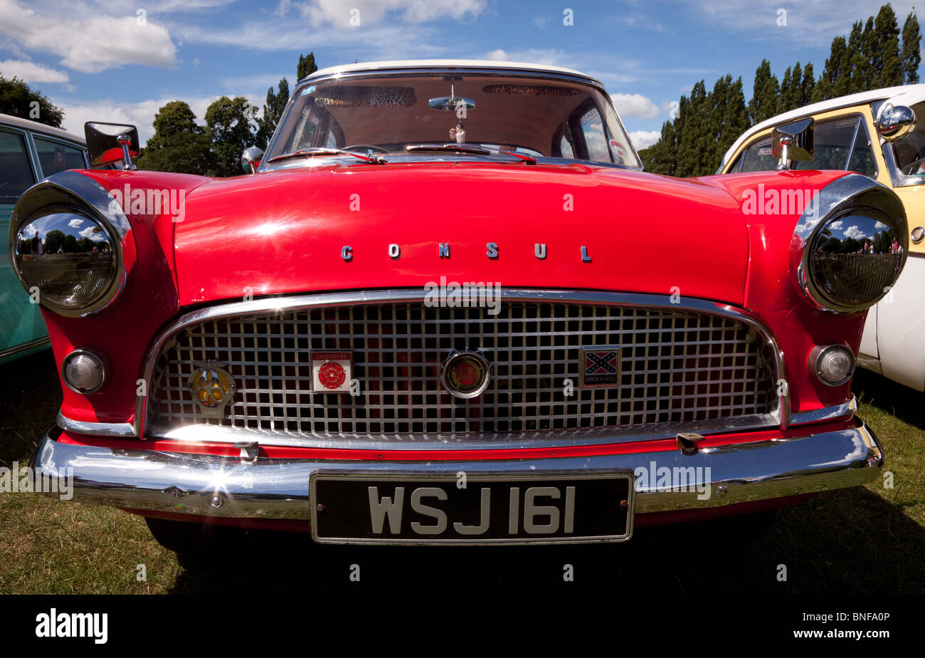 Ford Consul at the Classic Cars Show at Didsbury Park, Manchester, UK Stock Photo