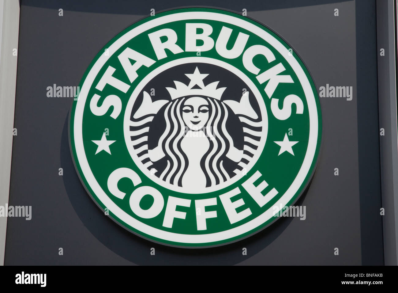 Starbucks coffee logo Stock Photo