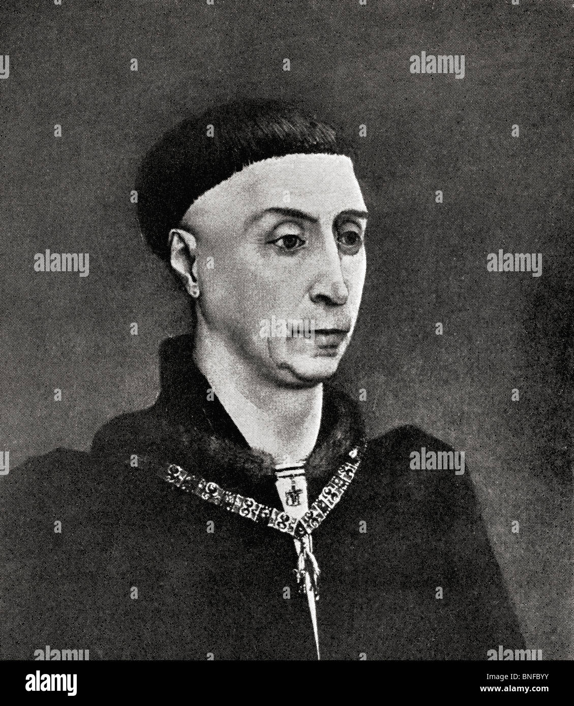 Philip the Good, Philip III, Duke of Burgundy, 1396 to 1467. Stock Photo