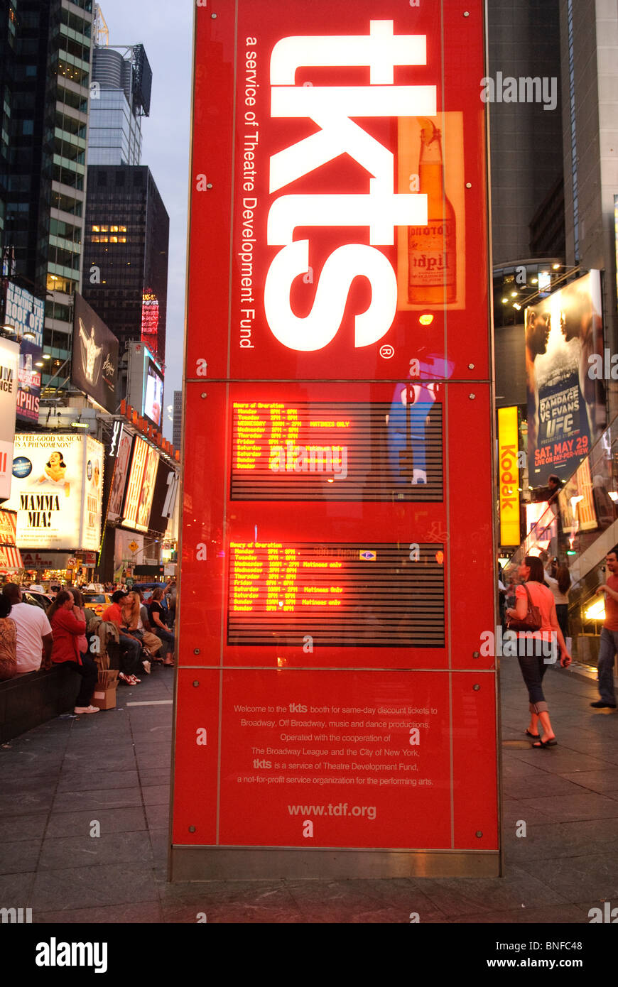 TKTS ticket booth sells Broadway and offBroadway shows at discounted