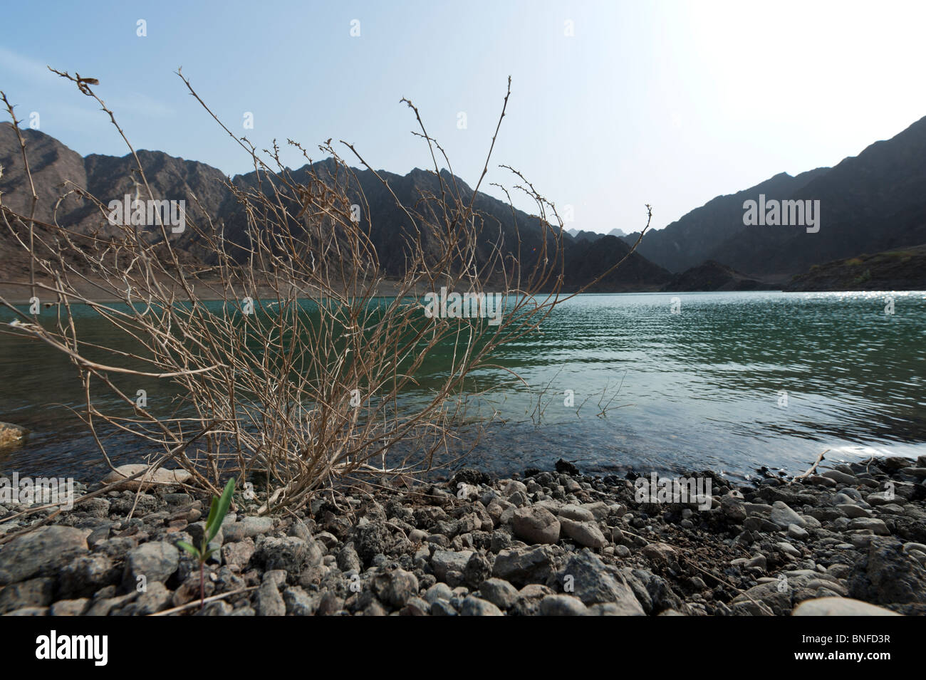 Hatta Dam, Dubai, UAE Stock Photo