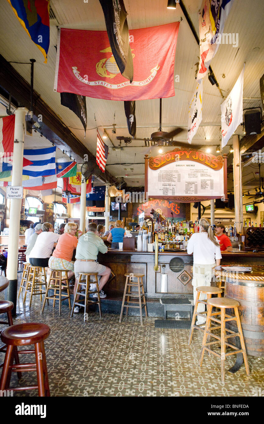 interior of Sloppy Joe's Bar, Key West, Florida, USA Stock Photo Alamy