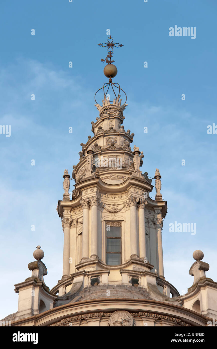 Lantern of Sant'Ivo alla Sapienza, Rome Stock Photo - Alamy