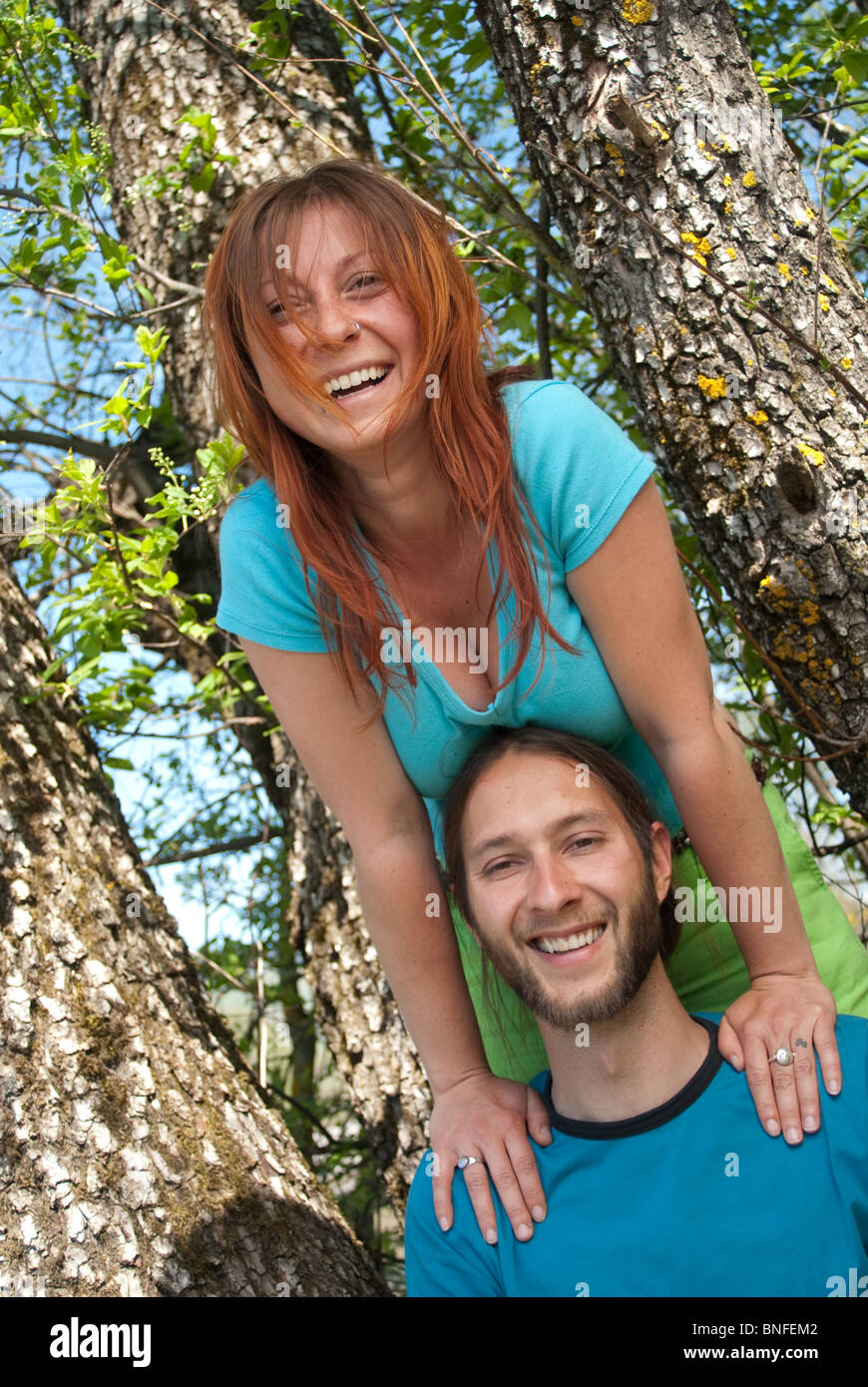 Humans with nature hi-res stock photography and images - Alamy