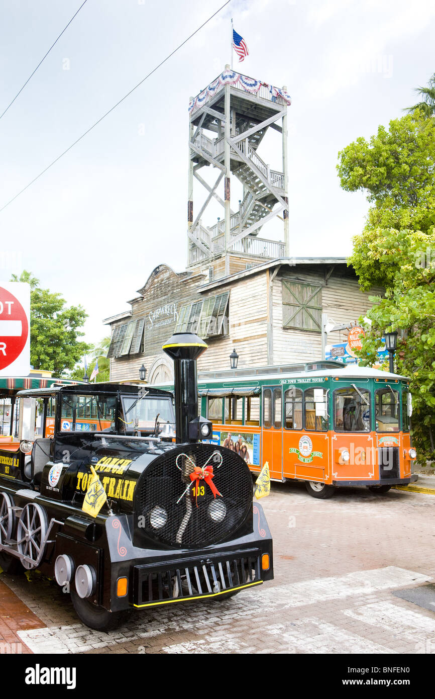 tourist vehicles, Key West, Florida, USA Stock Photo