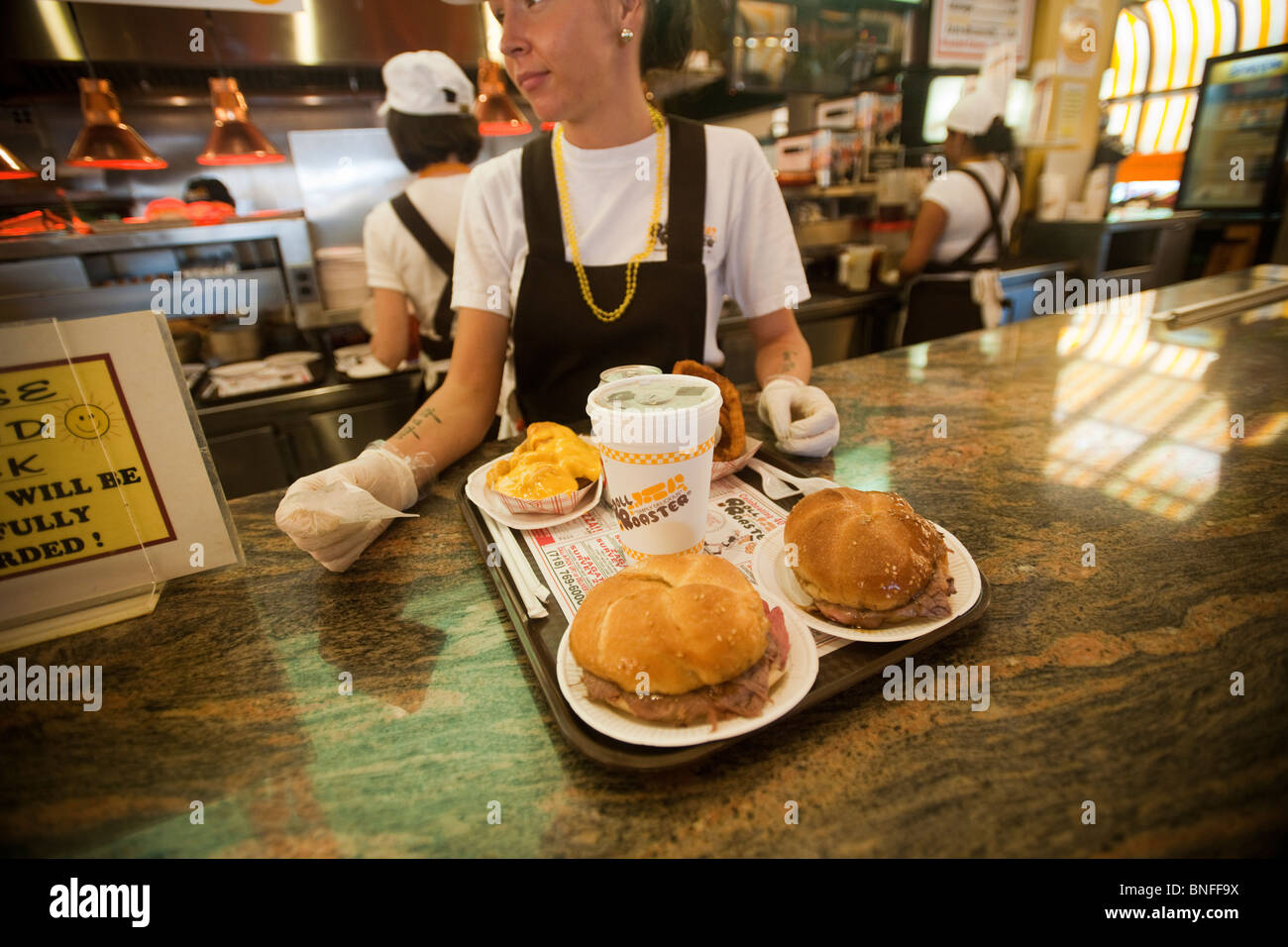 The RollNRoaster fast food restaurant in the Sheepshead Bay