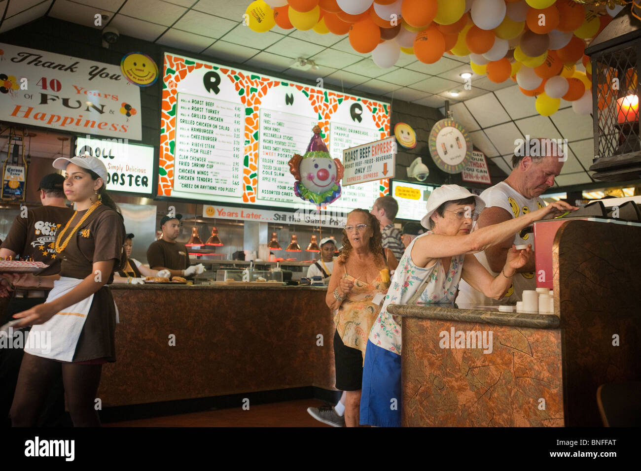 The RollNRoaster fast food restaurant in the Sheepshead Bay