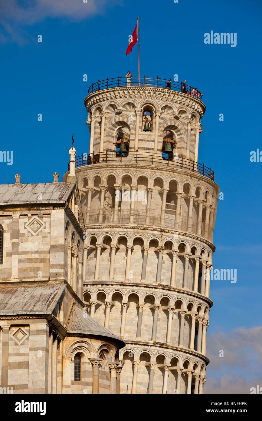 Pisa's leaning tower and Duomo - Santa Maria Assunta, Tuscany Italy Stock Photo