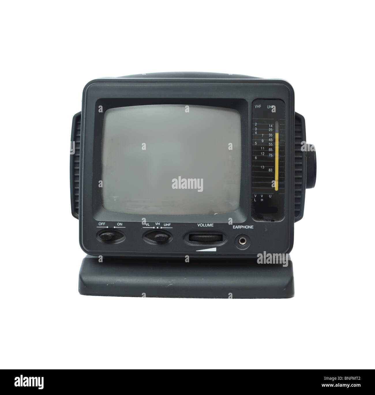 Un hombre usando un reproductor multimedia portátil, mini T.V; televisión TV  Miniture Fotografía de stock - Alamy