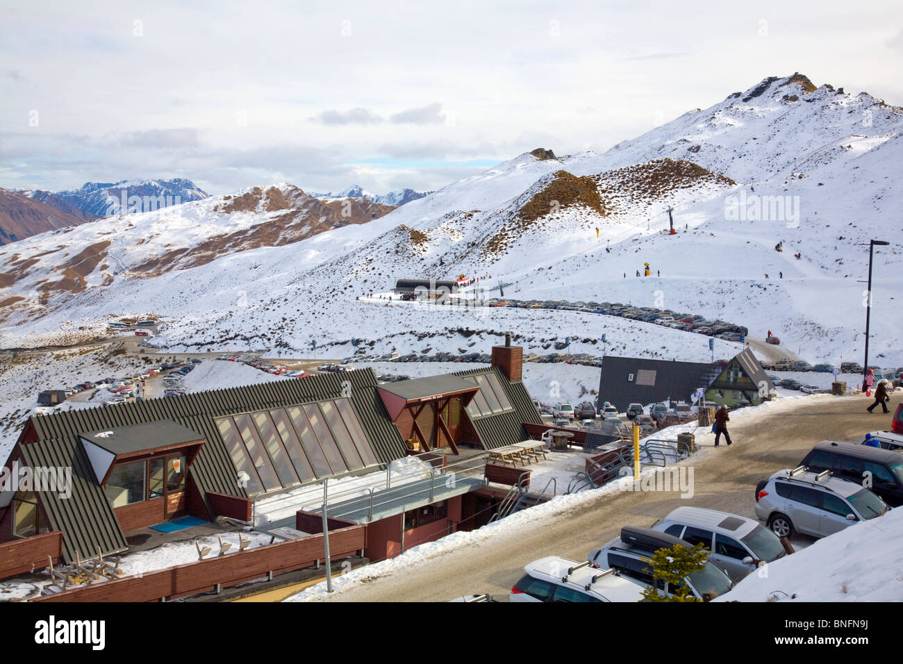 peak ski resort queenstown Stock Photo Alamy