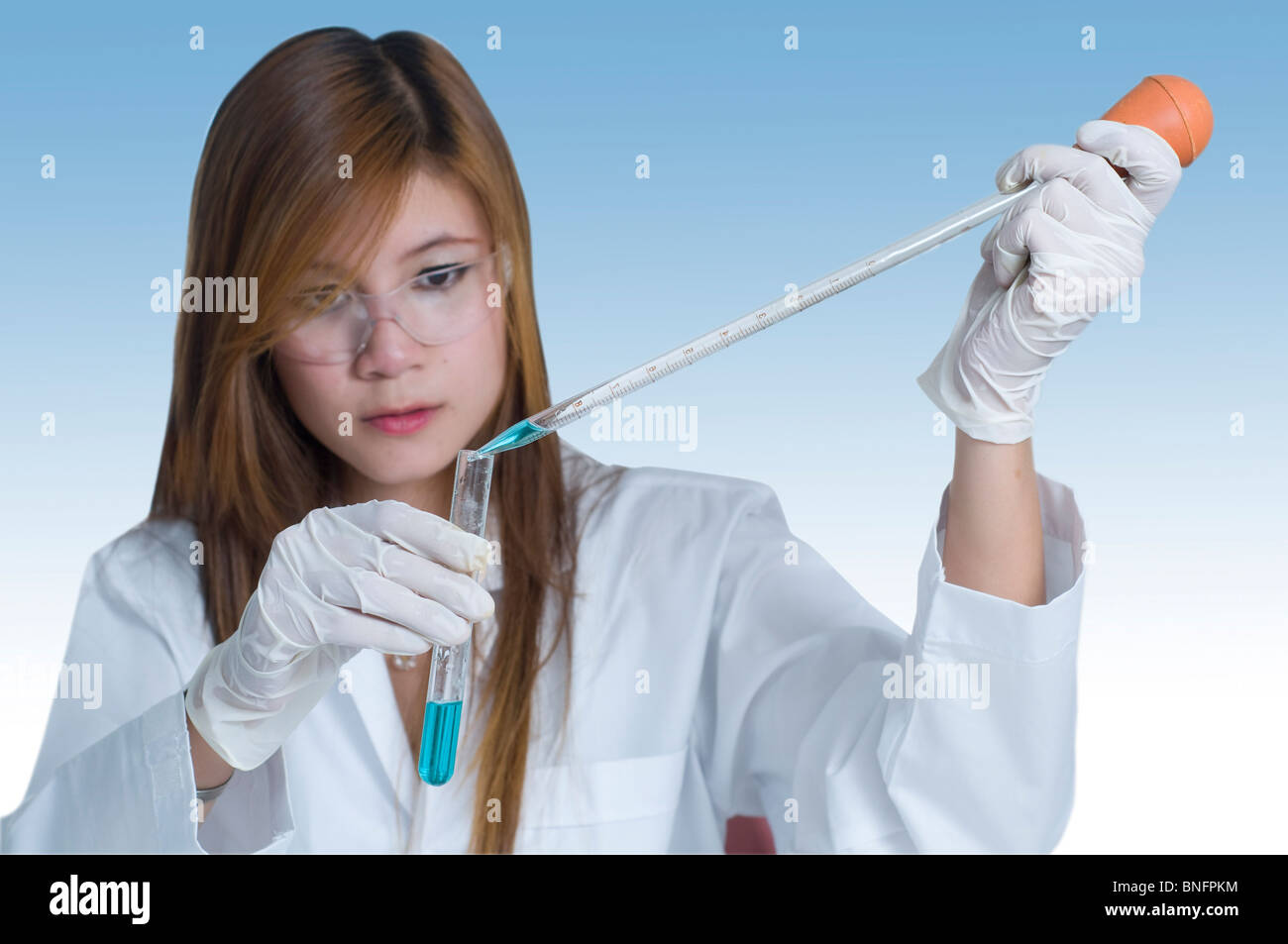 Female researcher in the laboratory Stock Photo - Alamy