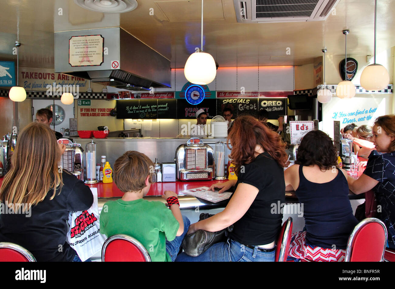 Ed's Diner, Old Compton Street, Soho, West End, City of Westminster