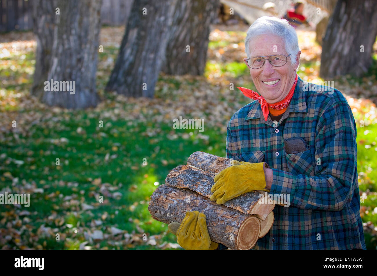 Man Carrying Firewood Stock Photos Man Carrying Firewood Stock