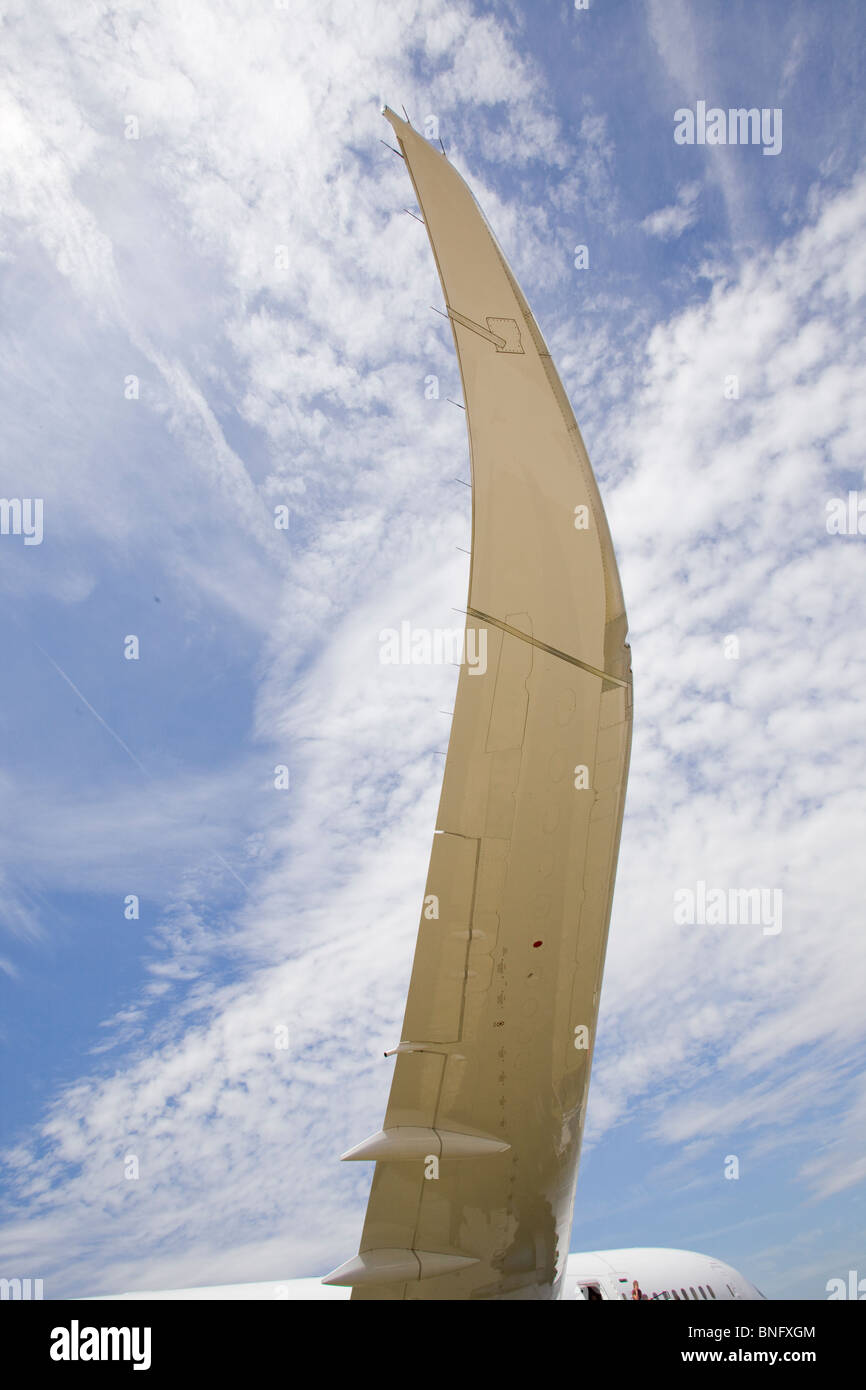 Boeing 787 Dreamliner wingtip Stock Photo