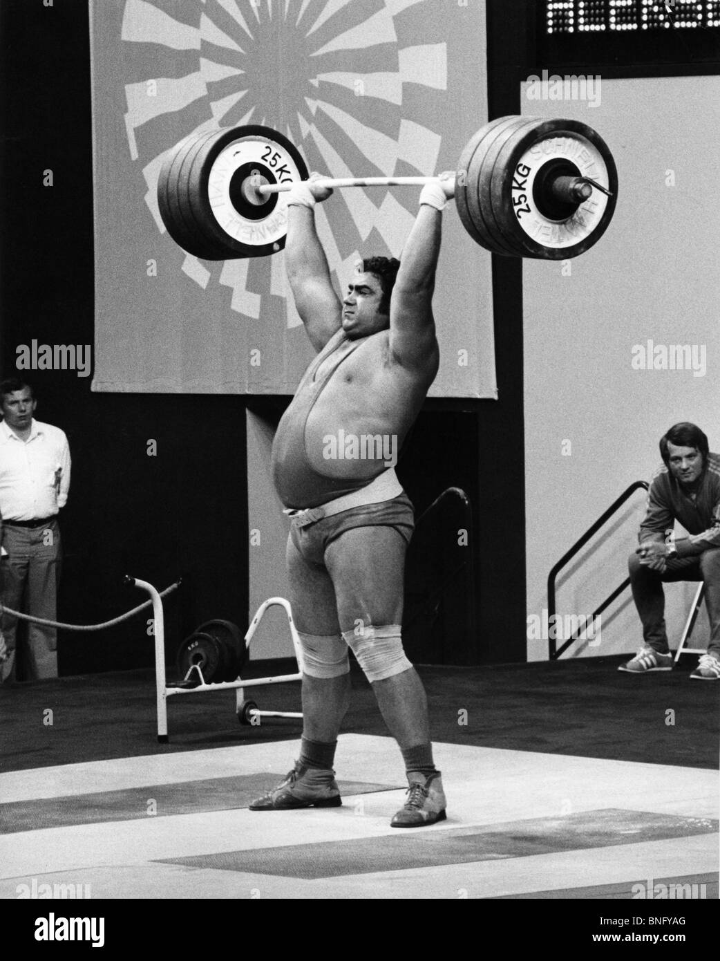 West Germany, Munich, Vasily Alexeyev, Olympic Weightlifter, 1972 Stock Photo