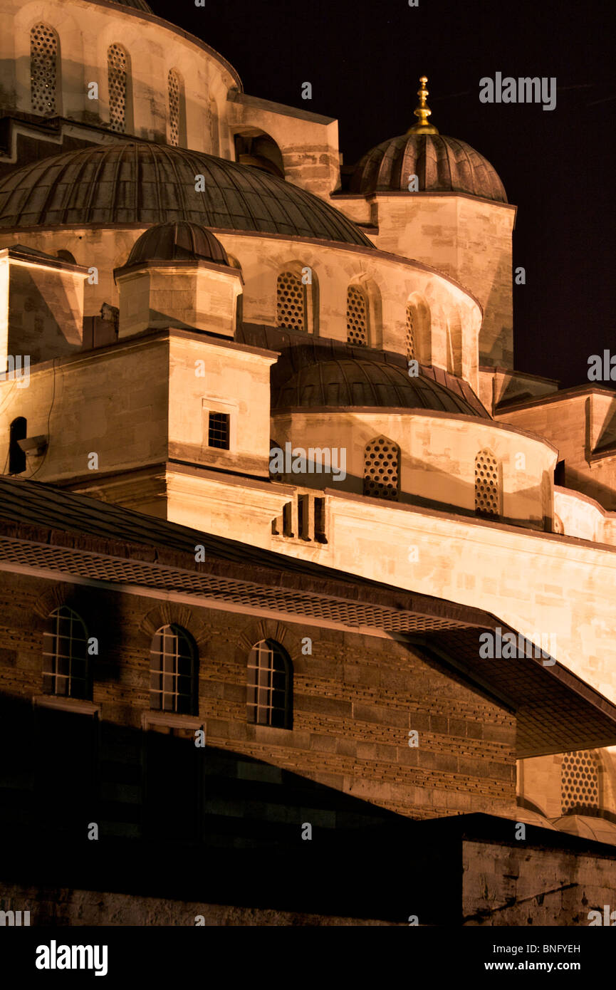View of the Blue Mosque, commissioned by Sultan Ahmet 1st and completed ...
