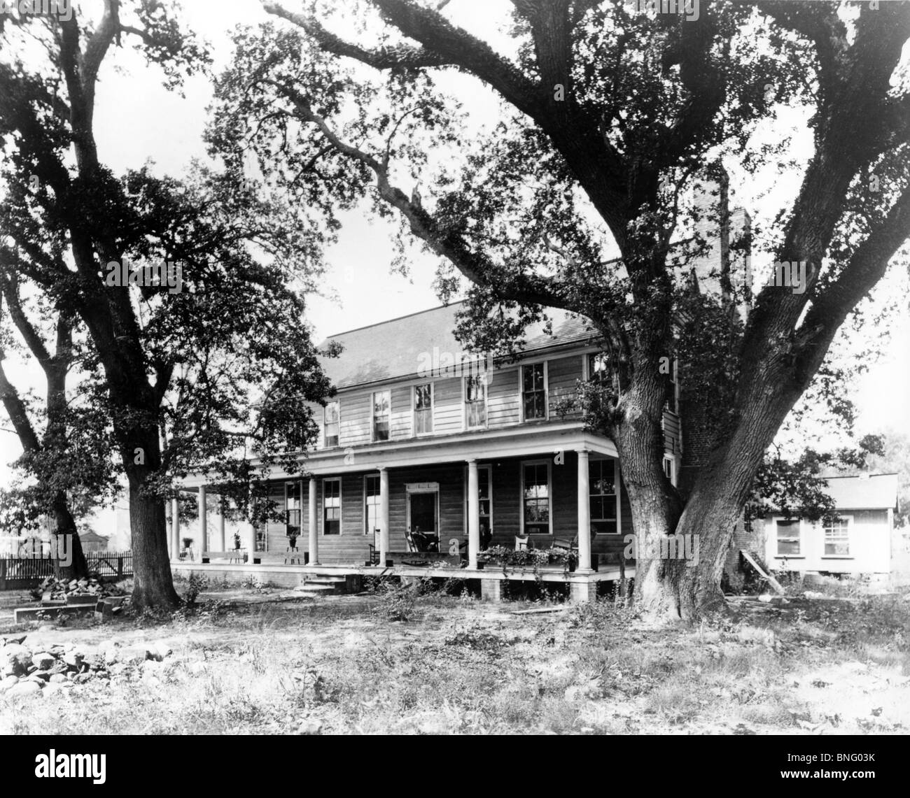 USA, North Carolina, Bath, Palmer-Marsh House, build in 1744 Stock Photo