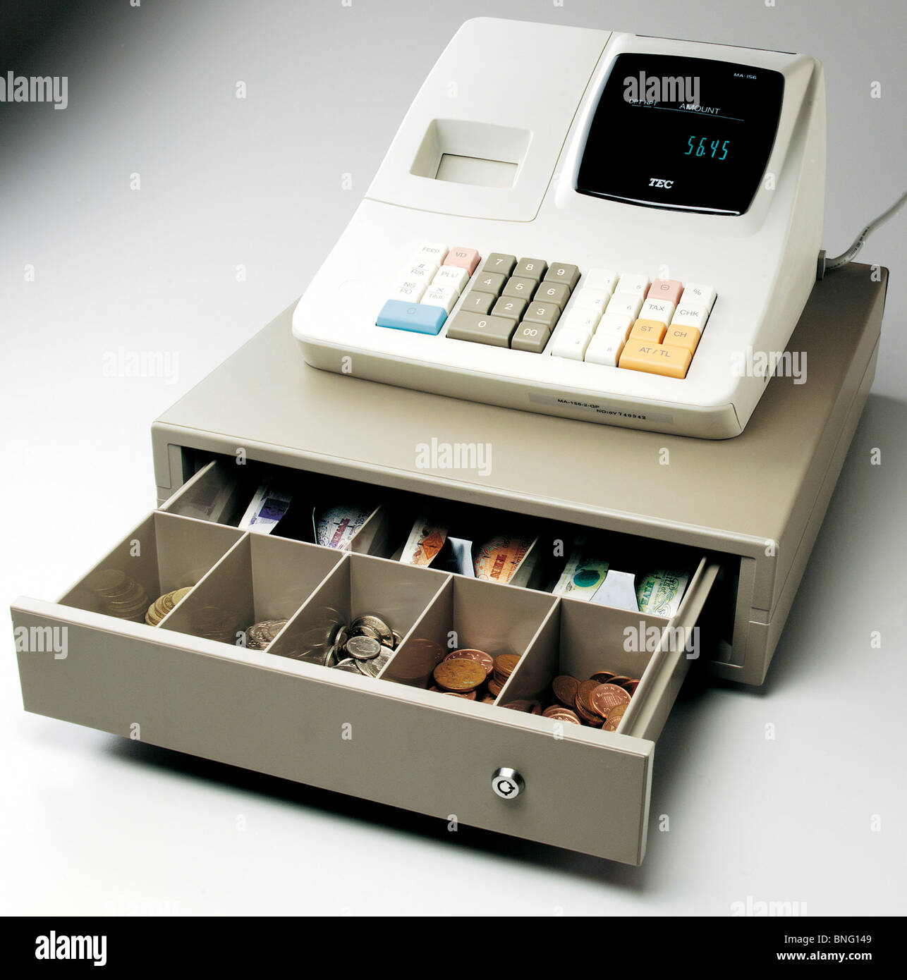 Cash Register Money Change High Resolution Stock Photography and Images