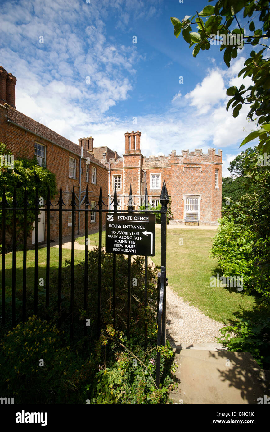 The Vyne Sherbourne-St-John Basingstoke Hampshire RG249HL UK National Trust Property Tudor Chute Family Stock Photo