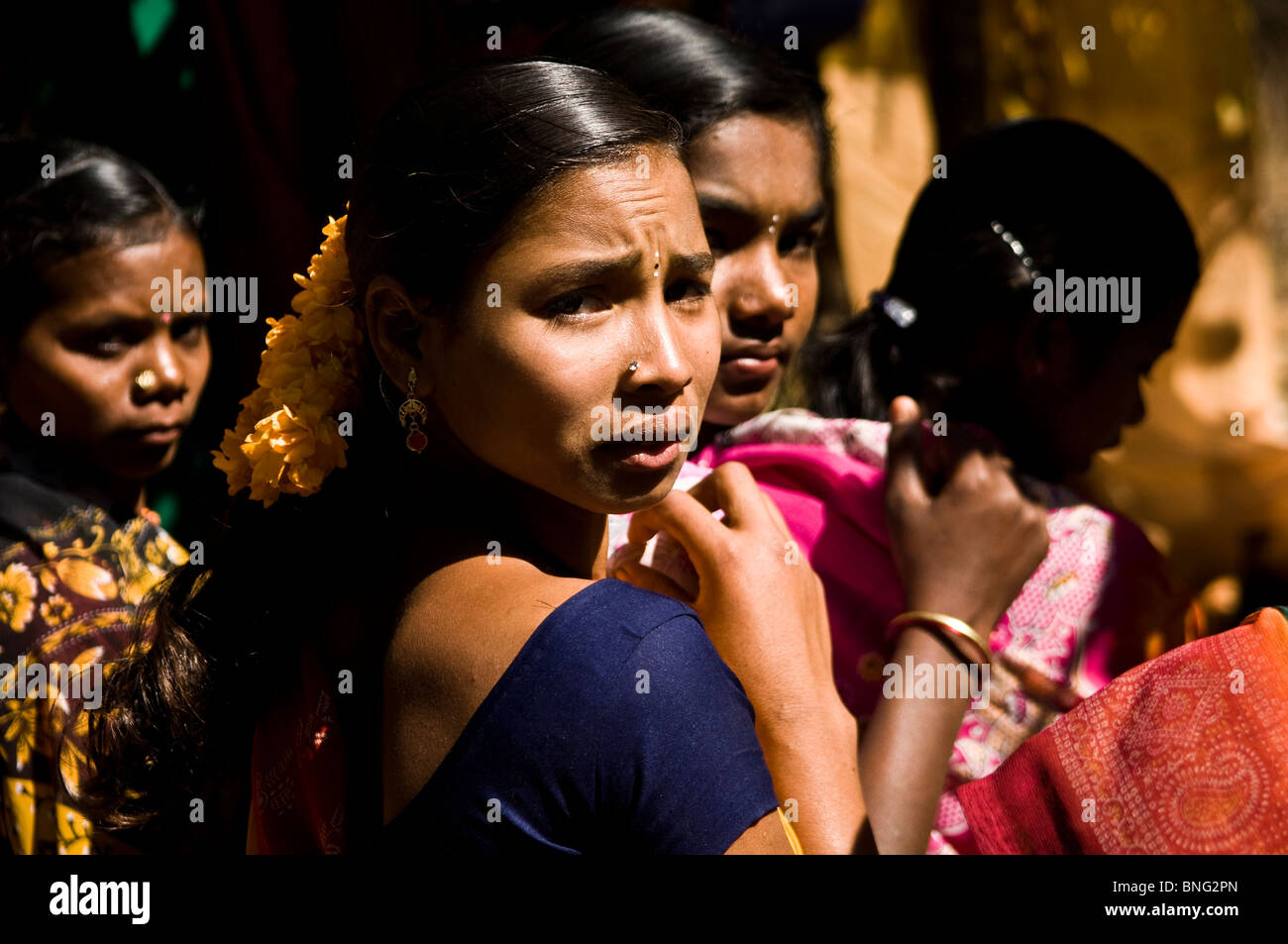 Rural indian girls hi-res stock photography and images - Alamy