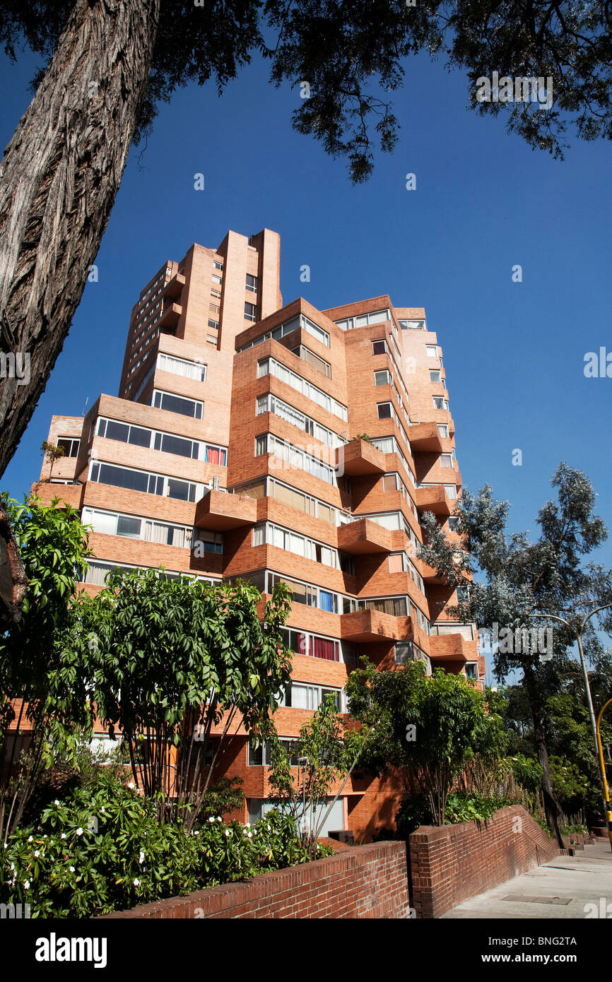Park tower Bogota Colombia Stock Photo