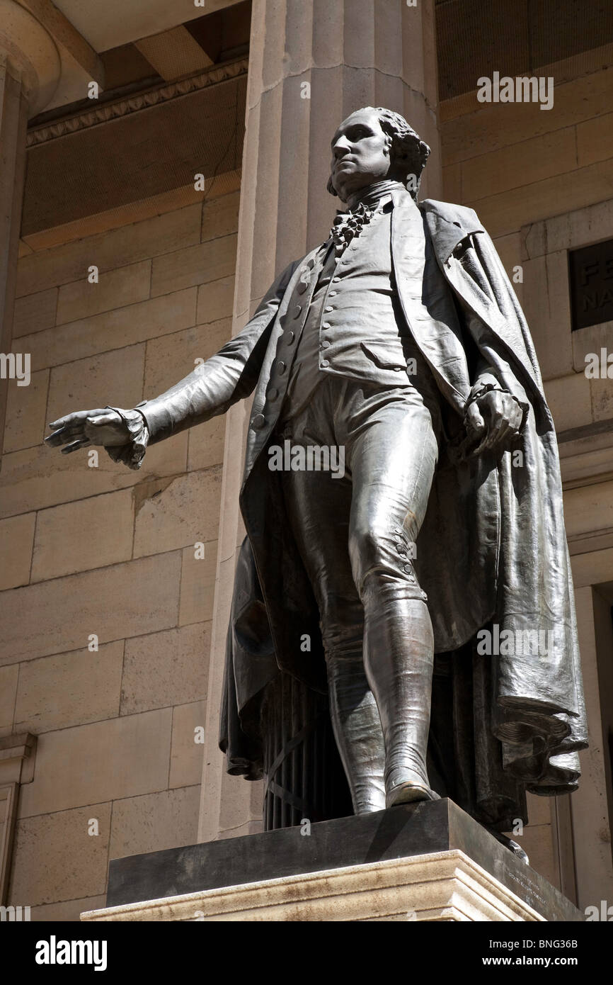 Federal Hall Memorial National Historic Site, NYC Stock Photo