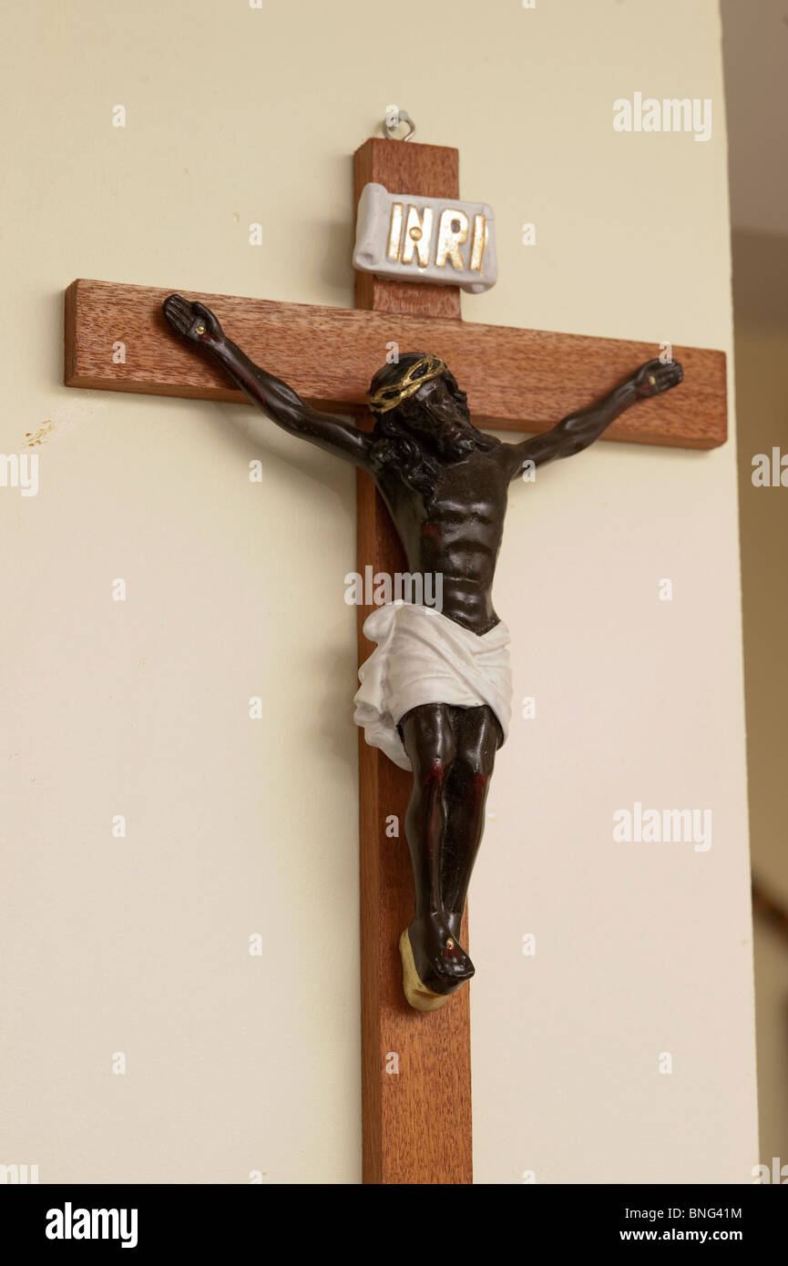 Black Jesus ornament Stock Photo