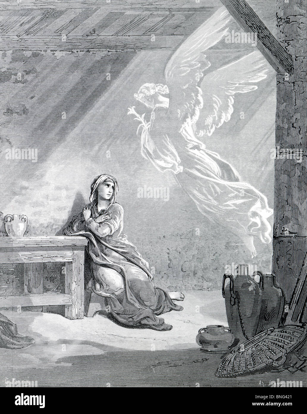 The Annunciation By Gustave Dore Hi Res Stock Photography And Images