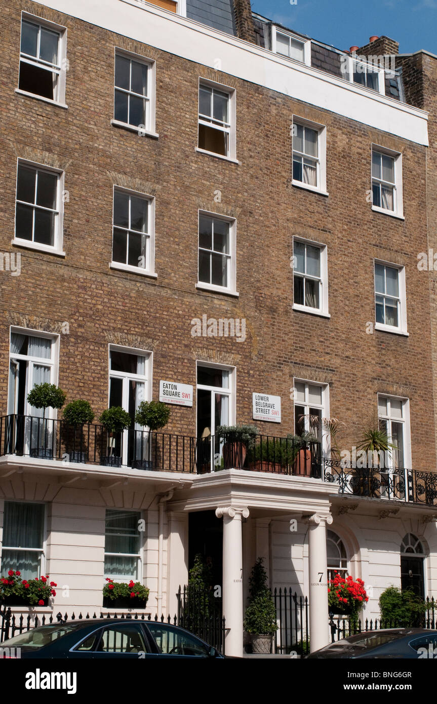 House on Eaton Square, London, SW1, UK Stock Photo Alamy