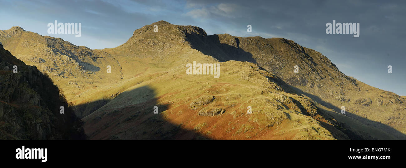 Bowfell and The Band, mountain in the English Lake District Stock Photo