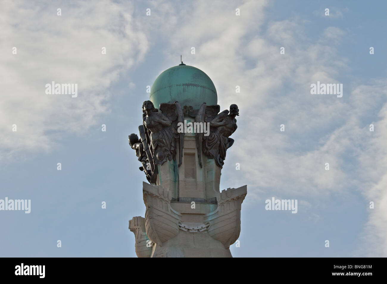 Portsmouth Naval memorial, on Southsea common, Portsmouth England UK, June 2010 Stock Photo