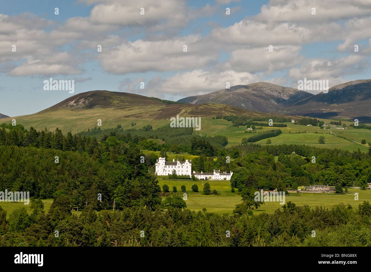 Blair Castle, Blair Atholl, Perthshire, Scotland. SCO 6209. Stock Photo
